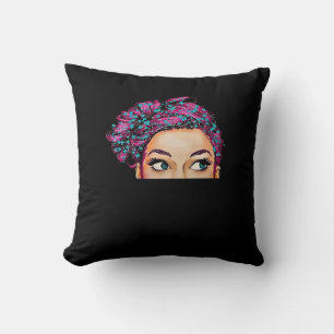 Peekaboo Halloween Design Throw Pillow