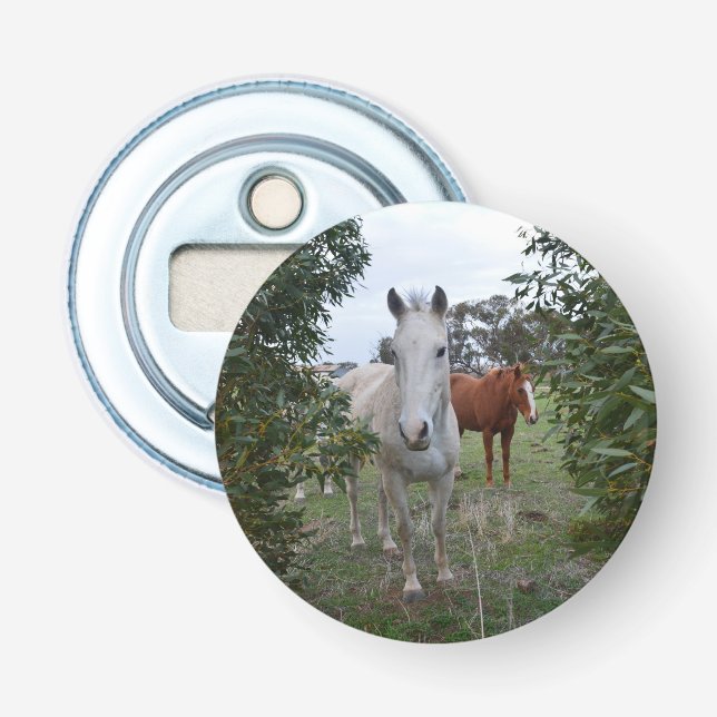 Peekaboo Horses , Bottle Opener (Front)