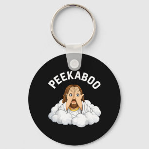 Peekaboo Jesus Keychain