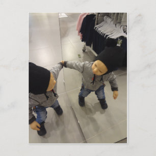 Peekaboo! Kiekeboe! Postcard