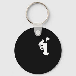 Peekaboo Lazy Sloth Keychain