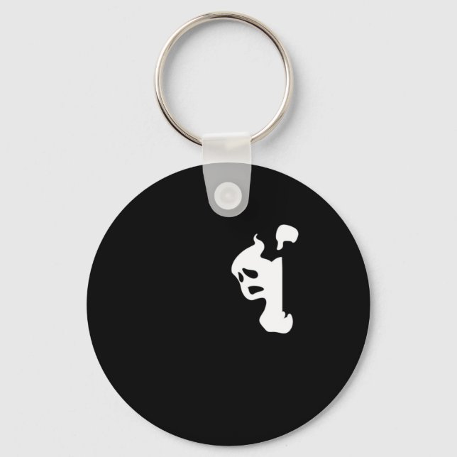 Peekaboo Lazy Sloth Keychain (Front)