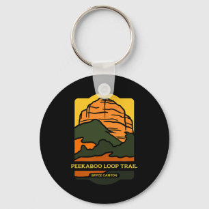 Peekaboo Loop Trail - Bryce Canyon Horseback Ridin Keychain