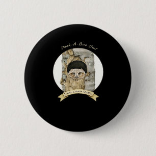 Peekaboo Meme Design For Halloween 2 Inch Round Button