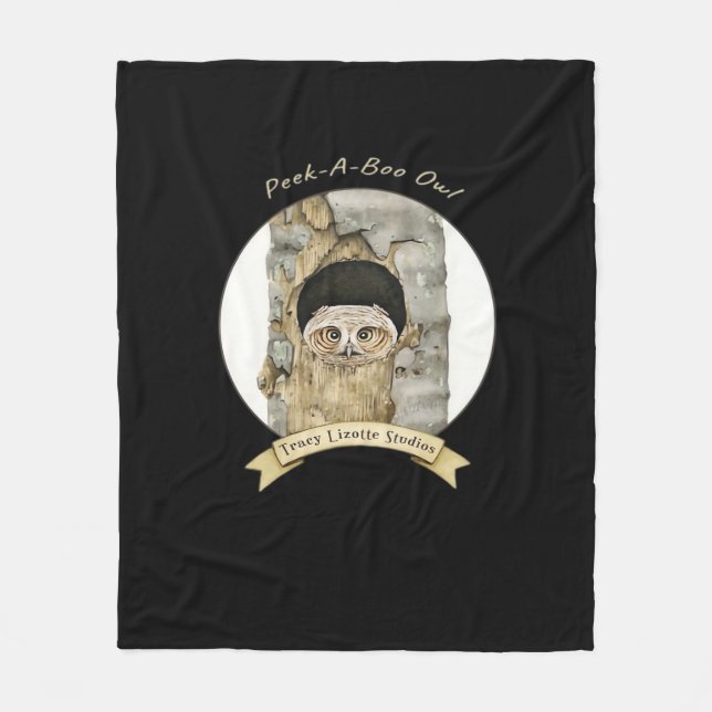 Peekaboo Meme Design For Halloween Fleece Blanket (Front)