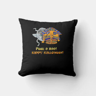 Peekaboo Pengie Halloween Classic Throw Pillow
