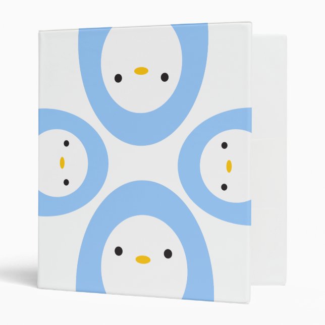 Peekaboo Penguins Binder (Front/Inside)