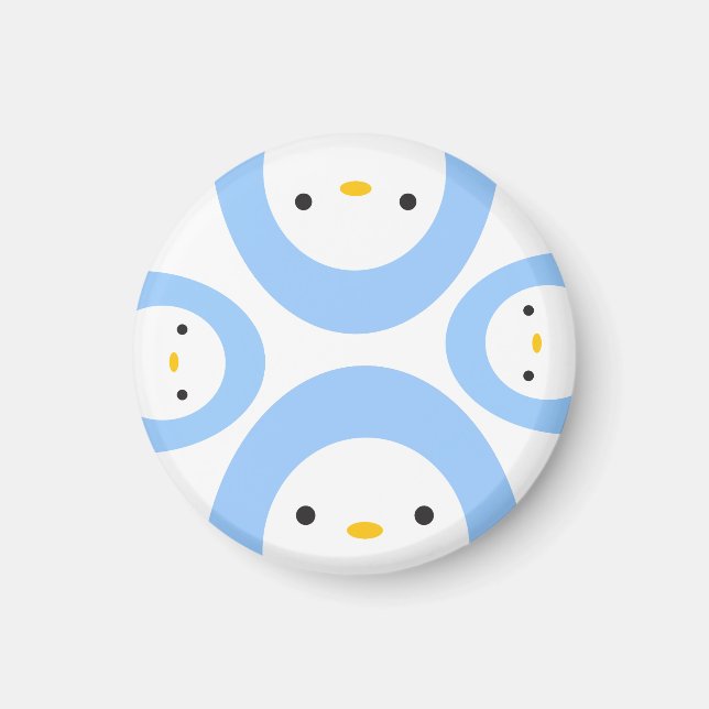 Peekaboo Penguins Magnet (Front)
