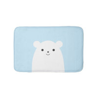 Peekaboo Polar Bear Bath Mat
