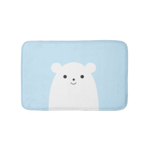 Peekaboo Polar Bear Bath Mat