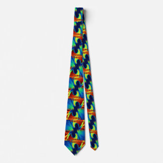 Peekaboo Psychedelic Vintage Retro Style Tie