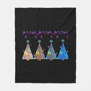 Peekaboo Reindeer Classic Fleece Blanket
