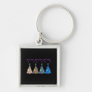 Peekaboo Reindeer Classic Keychain
