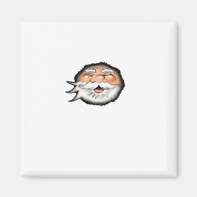 Peekaboo Santa Classic Magnet (Front)