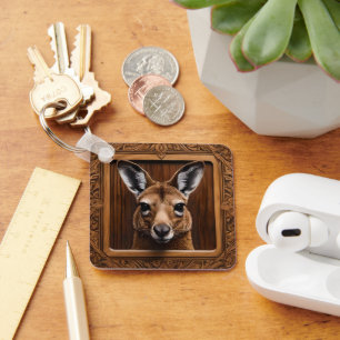 Peekaboo Says The Kangaroo, Keychain
