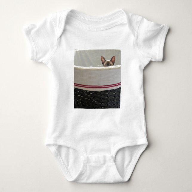 Peekaboo Siamese Kitten Shirt (Front)