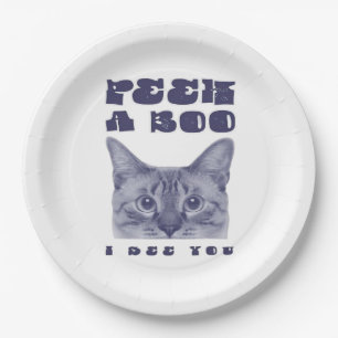 Peekaboo – Sloth Halloween Surprise Paper Plate