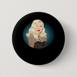 Peekaboo Spooky Quote 2 Inch Round Button