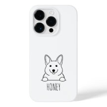 Peeking Beagle Cute Custom Name Phone Case