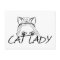 Peeking Cat Lady