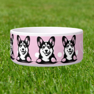 Peeking Corgi Customize pink theme