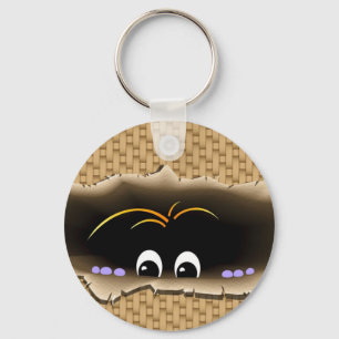 Peeking Creature Keychain