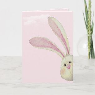 peeking Easter Bunny Card
