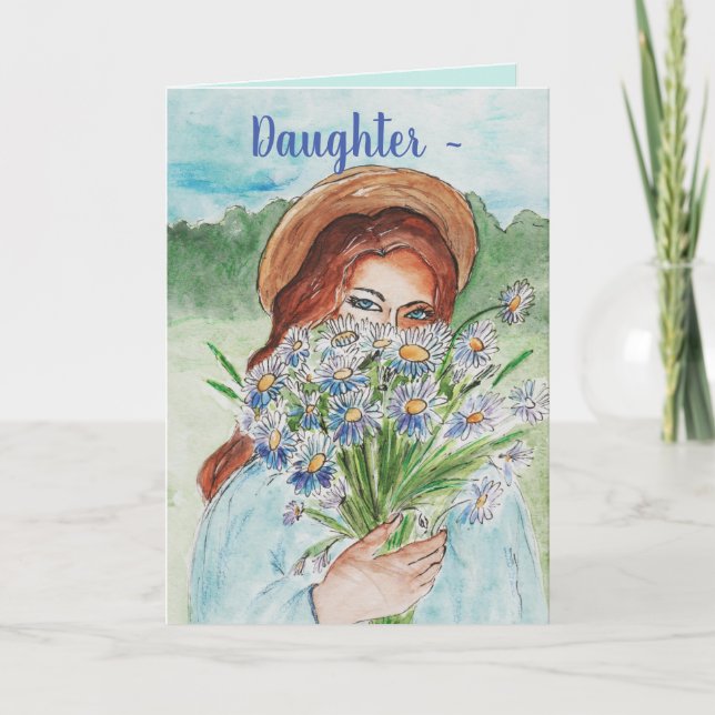 PEEKING EYES ANYTIME DAUGHTER CARD (Front)