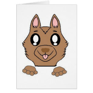 peeking german shepherd liver