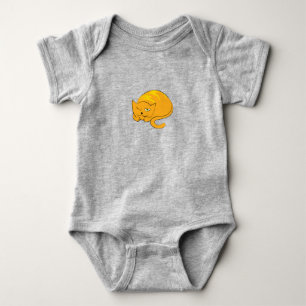 Peeking Kitty Baby Bodysuit