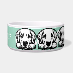 Peeking Labrador Customize Green theme