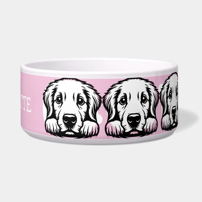 Peeking Labrador Customize Pink theme (Right)