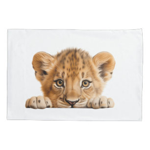 Peeking Leopard Pillowcase