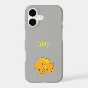 Peeking Orange Cat