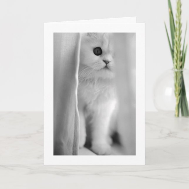 PEEKING OUT TO SAY "I LOVE YOU" ALL OCCASION CARD (Front)