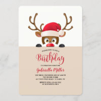 Peeking Reindeer