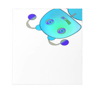 Peeking Robot Notepad