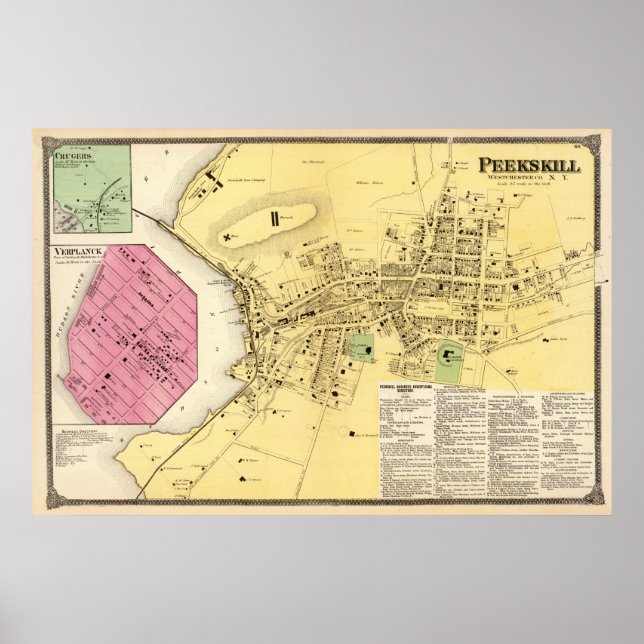 Peekskill, Crugers, Verplanck Poster (Front)