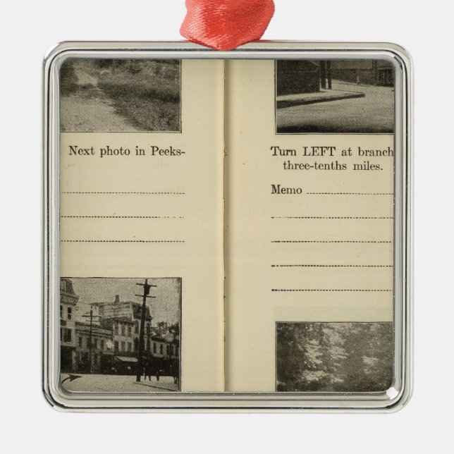 Peekskill, New York 2 Metal Ornament (Front)