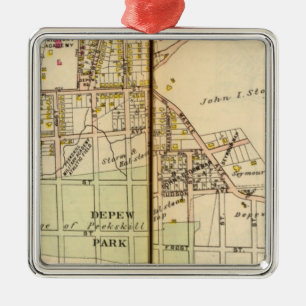 Peekskill, New York 4 Metal Ornament