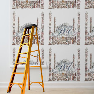 Peel and Stick Wallpaper Our Bed Quotes