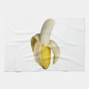 "Peeled banana" design kitchen towels