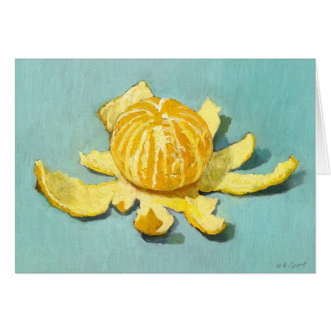 Peeled Clementine Still-life (Front Horizontal)