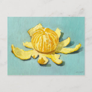Peeled Clementine Still-life Postcard