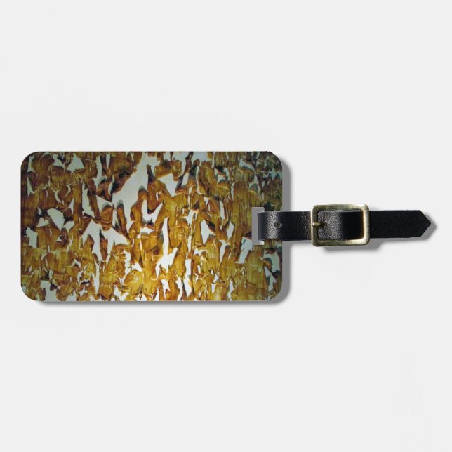 peeling luggage tag (Front Horizontal)