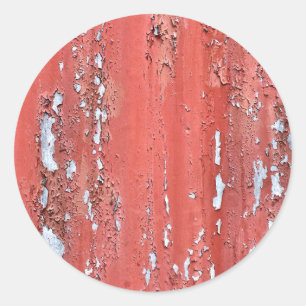PEELING PAINT CLASSIC ROUND STICKER