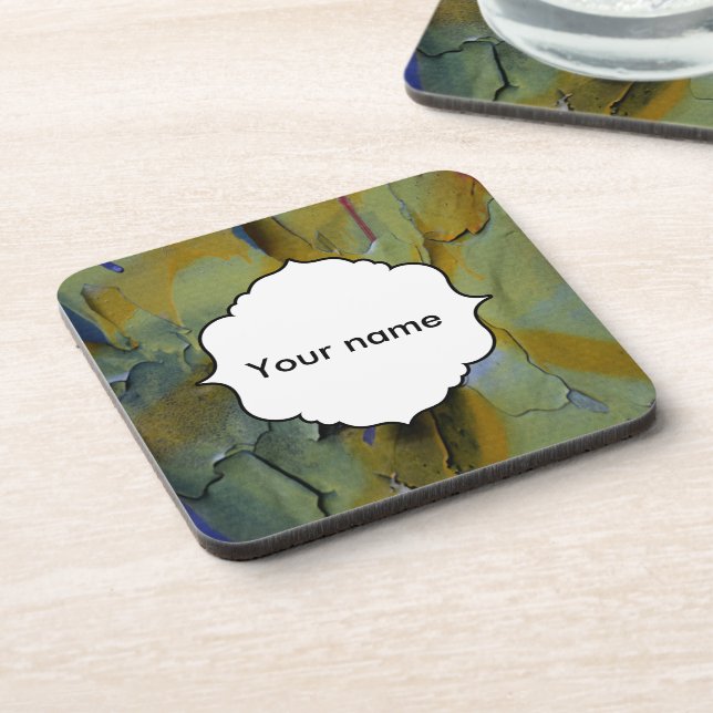 Peeling paint coaster (Left Side)