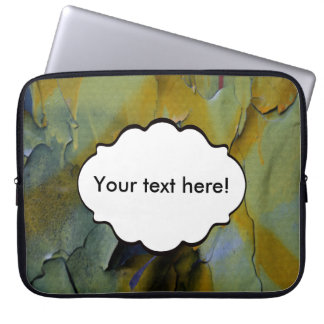 Peeling paint laptop sleeve