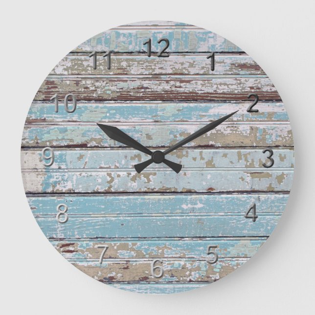 Peeling Paint Large Clock (Front)