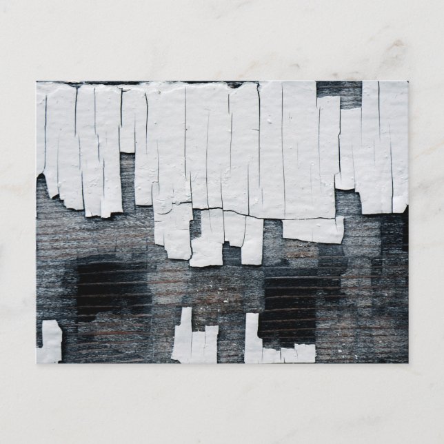 Peeling Paint on Wood  Postcard (Front)